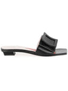 Black Curve Buckle Mule Black - ROGER VIVIER - BALAAN.