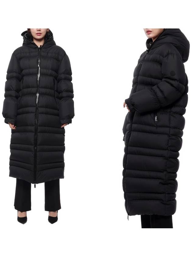 Women's Tumen Down Long Padding Black - MONCLER - BALAAN 3