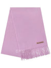 Wool Fringe Muffler Light Pink - ACNE STUDIOS - BALAAN 2