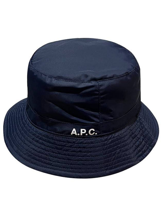 Logo Nylon Bucket Hat Navy - A.P.C. - BALAAN 2