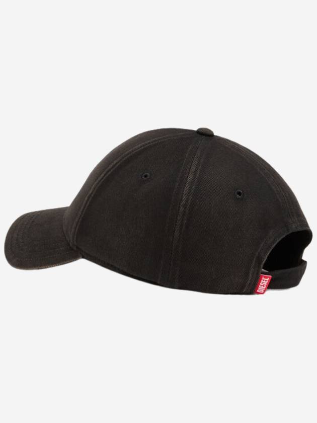 C Run Wash Logo Ball Cap Black - DIESEL - BALAAN 3