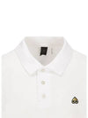 Men's Logo Patch Short Sleeve Polo Shirt White - MOOSE KNUCKLES - BALAAN 5