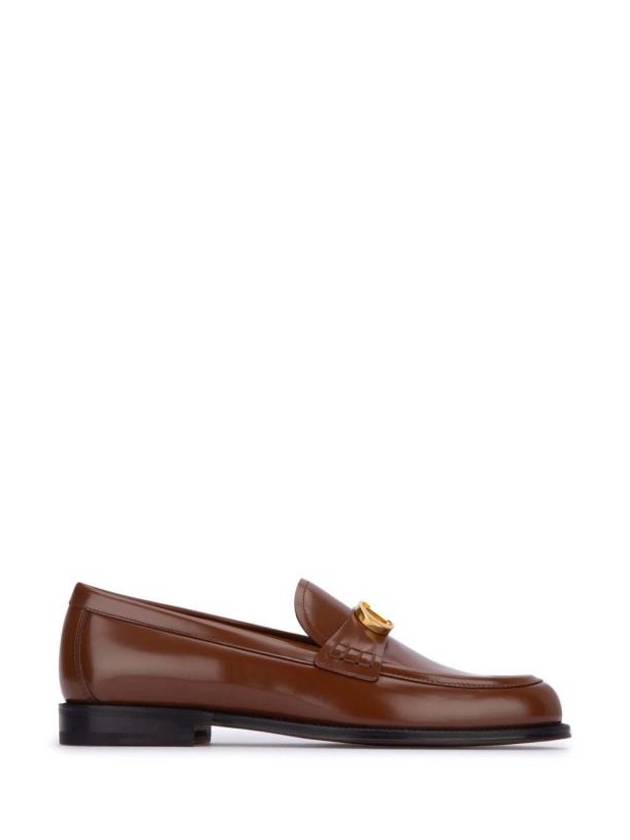 Granville CD Logo Leather Loafers Middle Brown - DIOR - BALAAN 1