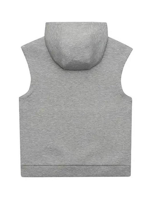 Drop Shoulder Cushion Vest 1023LXWPGREY - BLACK&WHITE - BALAAN 2