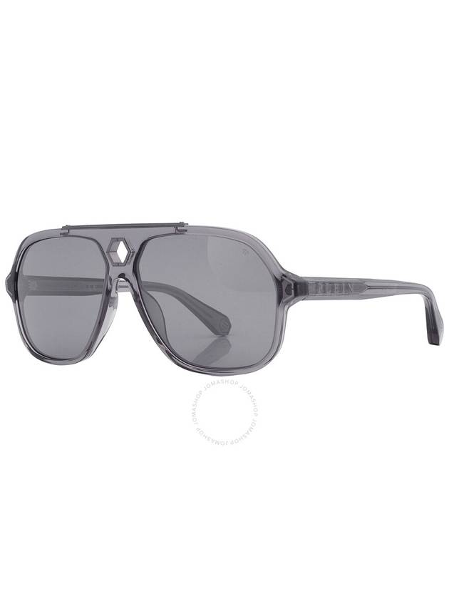 Philipp Plein Grey Pilot Men's Sunglasses SPP004V 9MBX 61 - PHILIPP PLEIN - BALAAN 3