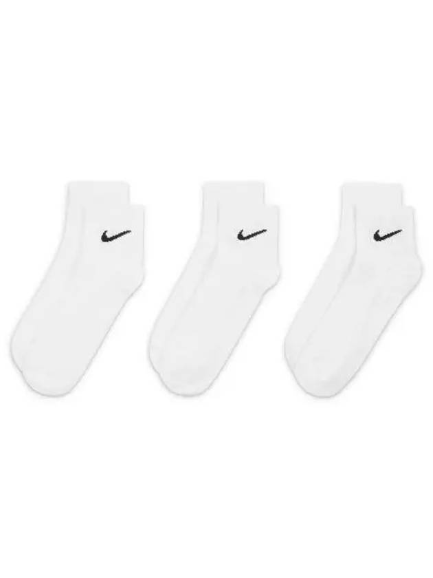 Everyday Lightweight Socks 3 Pack White - NIKE - BALAAN 2