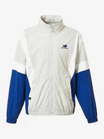 Uni N Flying Warm Up Jacket 50 Blue - NEW BALANCE - BALAAN 1