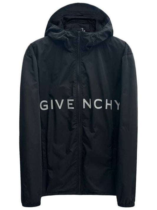 Maxi Logo Windbreaker Black - GIVENCHY - BALAAN 2