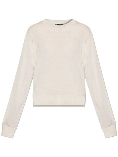 perforated detail knit sweater J01GP0003J14501 - JIL SANDER - BALAAN 2