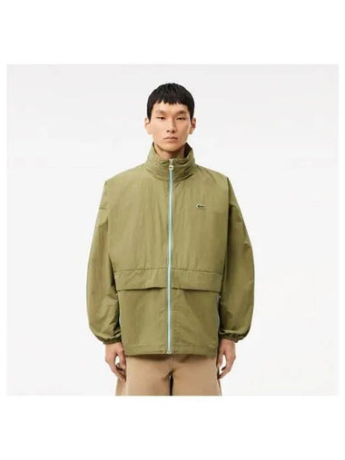 Men s front cut windbreaker khaki - LACOSTE - BALAAN 1