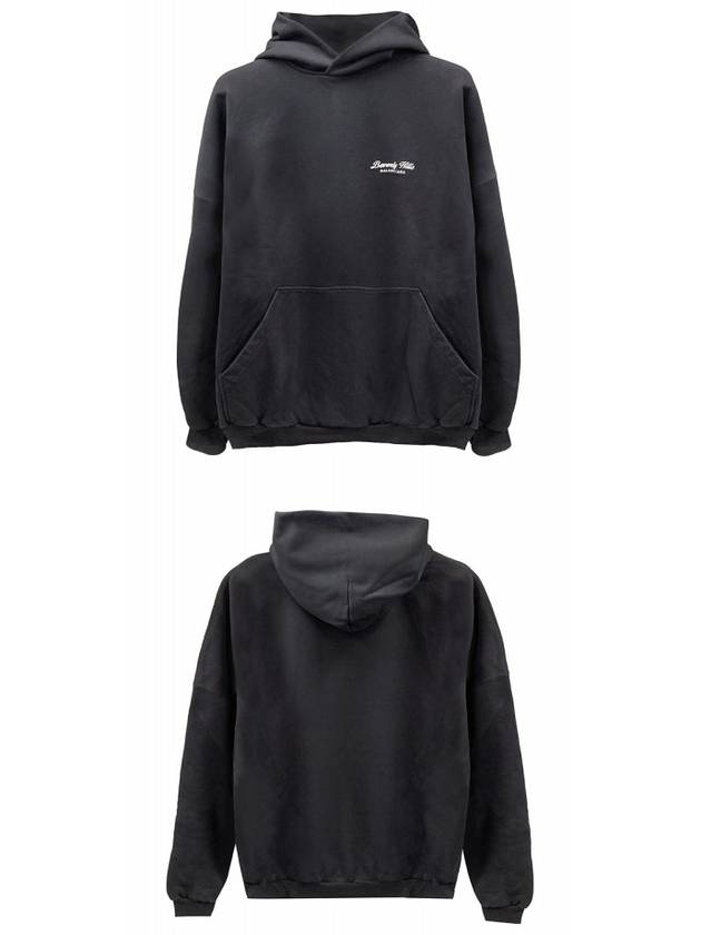 Beverly Hills Embroidered Hoodie Black - BALENCIAGA - BALAAN 5