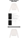 ORB Embroid Logo Knit Top Cream - VIVIENNE WESTWOOD - BALAAN 3