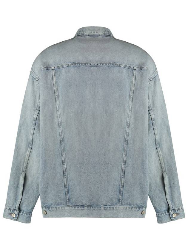 Oversized Denim Jacket Light Blue - BALENCIAGA - BALAAN 3