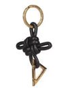 Triangle Nappa Key Holder Black - BOTTEGA VENETA - BALAAN 2