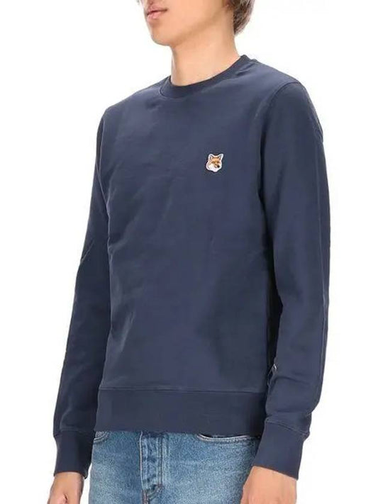 Fox Head Patch Regular Sweatshirt Midnight Blue - MAISON KITSUNE - BALAAN 2