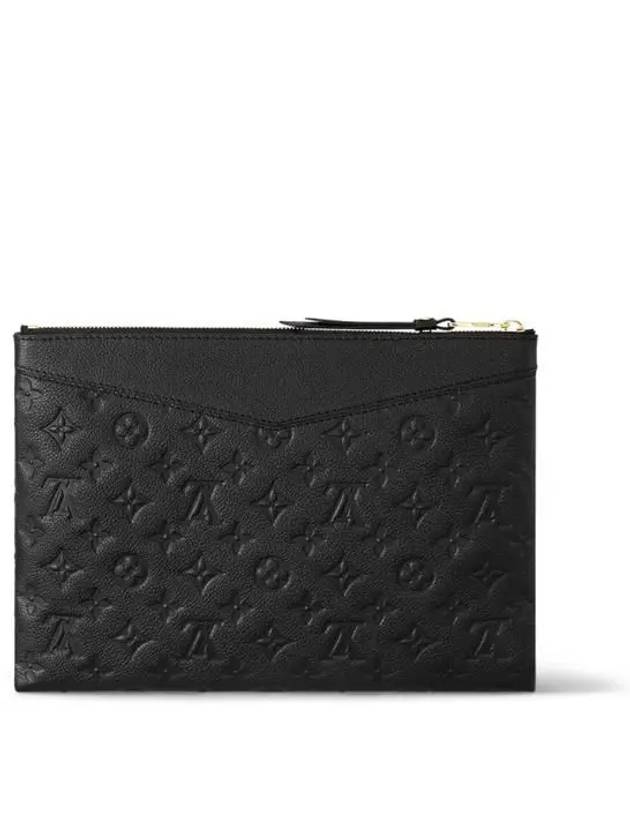 Monogram Daily Empreinte Pouch Bag Black - LOUIS VUITTON - BALAAN 4