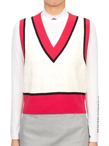 Golf Wear Women s Knit Vest AWKW09379 G064 - J.LINDEBERG - BALAAN 1