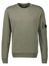 Lens Wappen Light Fleece Sweatshirt Green - CP COMPANY - BALAAN 1