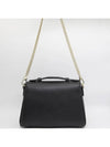 GG Interlocking Chain Small Top Handle Shoulder Bag Black - GUCCI - BALAAN 5