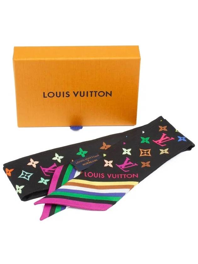 Monogram Multicolor BB Bandeau Silk Scarf Black - LOUIS VUITTON - BALAAN 7