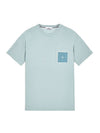 Compass Logo Short Sleeve T Shirt Sky Blue - STONE ISLAND - BALAAN 1