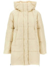 NEWBEMBO Hooded Padded Jacket Ivory 2425496042 028 - MAX MARA - BALAAN 1