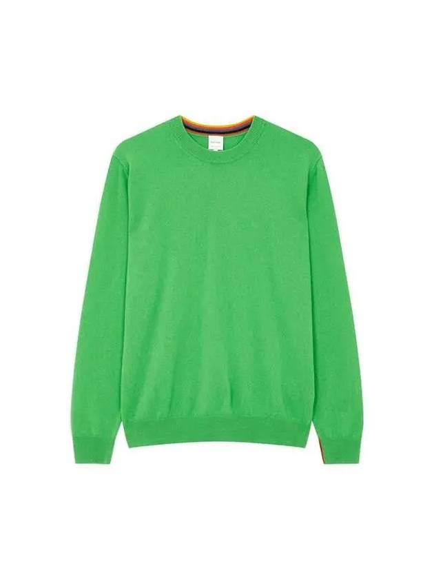 Striped Cuff Cashmere Knit Green - PAUL SMITH - BALAAN 1