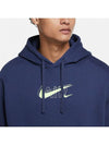 Men's Logo Hoodie Navy - NIKE - BALAAN 4