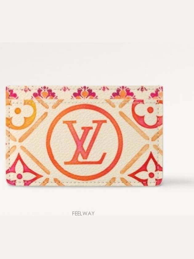 Monogram Card Wallet Beige - LOUIS VUITTON - BALAAN 2