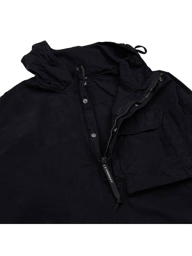 Gabardine Lens Long Sleeve Anorak Black - CP COMPANY - BALAAN 11