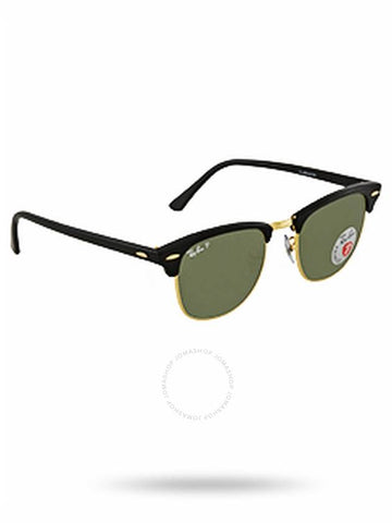 Ray Ban Clubmaster Classic Polarized Green Classic G-15 Square Unisex Sunglasses RB3016 901/58 51 - RAY-BAN - BALAAN 1