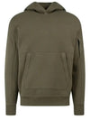 Lens Wappen Pocket Hoodie Green - CP COMPANY - BALAAN 2