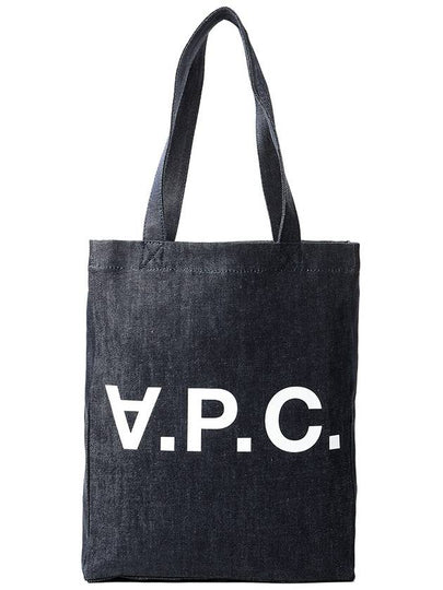 Laure logo denim tote bag blue - A.P.C. - BALAAN 2