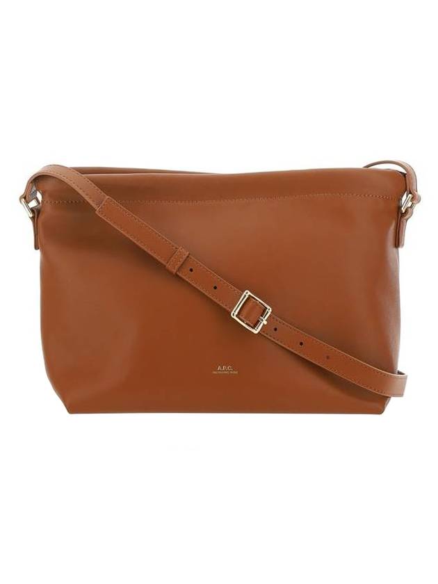 Ninon Drawstring Cross Bag Brown - A.P.C. - BALAAN 1