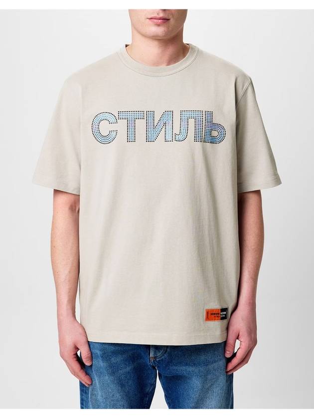 CTNMB Logo Strass T-Shirt - HERON PRESTON - BALAAN 3