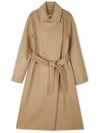 Manuela Icon Cashmere Single Coat Cammello - MAX MARA - BALAAN 4