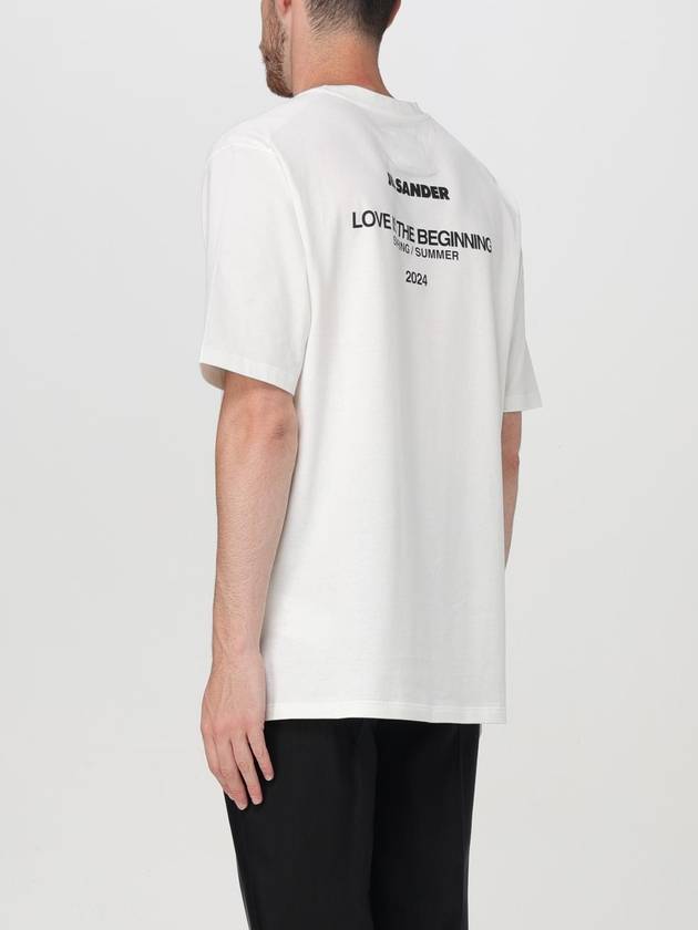 T-shirt con logo posteriore Jil Sander - JIL SANDER - BALAAN 3