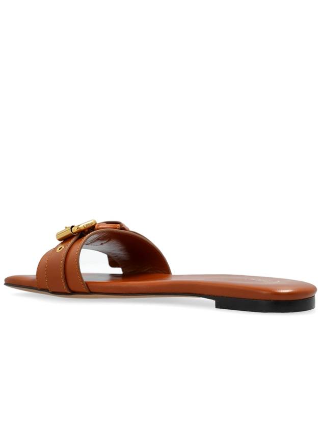 Chloé Slides Mae, Women's, Brown - CHLOE - BALAAN 5