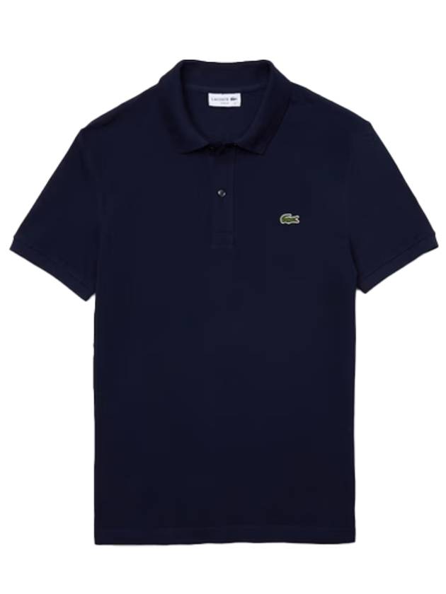 4012 Short Sleeve Polo Slim Fit Navy - LACOSTE - BALAAN 5