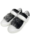 2016000 019S9 005 fur sneakers white - MONCLER - BALAAN 3