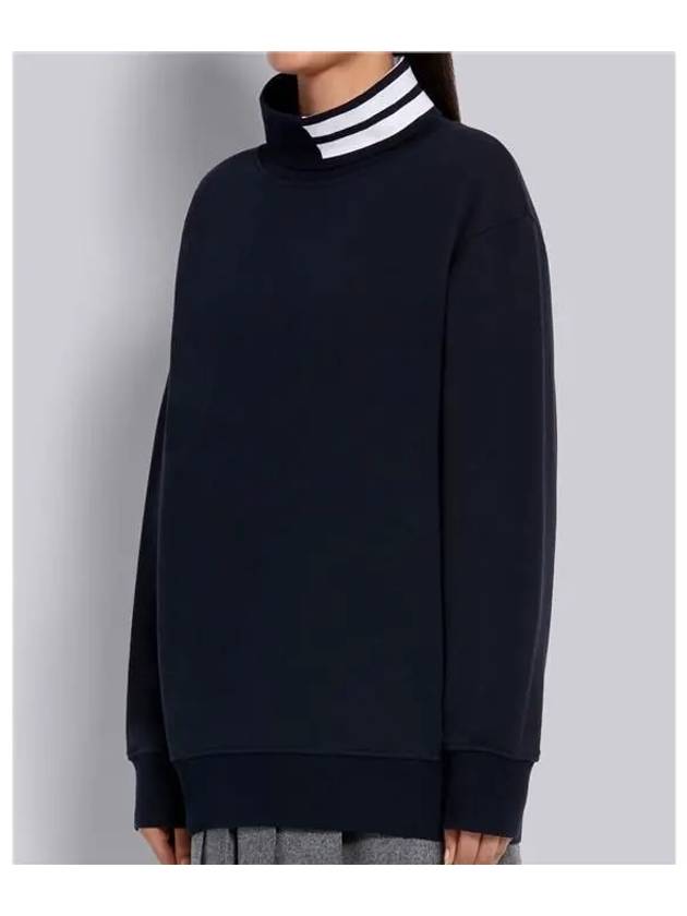 overfit turtleneck sweatshirt - THOM BROWNE - BALAAN 4