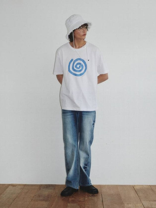 Blow Wind Print T Shirt_White - KINETO - BALAAN 2