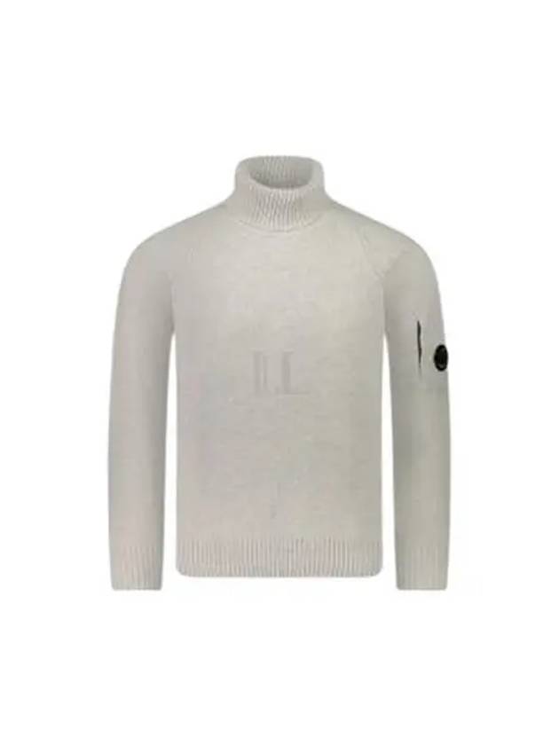 Lambswool GRS Knit Turtleneck Grey - CP COMPANY - BALAAN 2