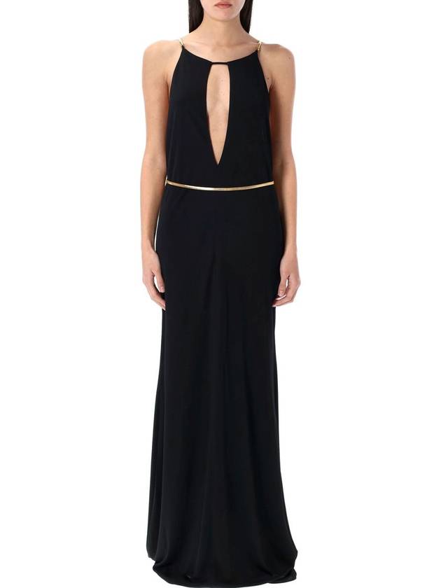 Tom Ford Evening Dress With Gold Chain - TOM FORD - BALAAN 1