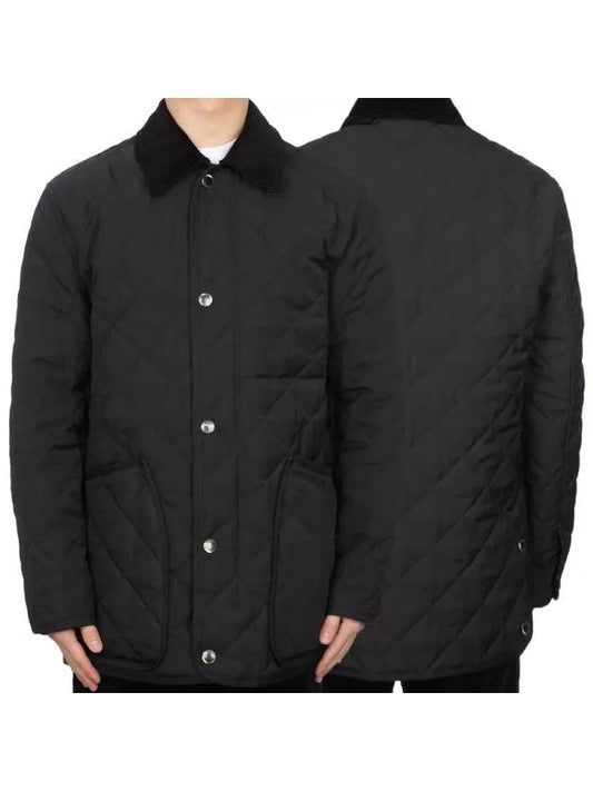 Quilted Thermoregulated Barn Jacket Black - BURBERRY - BALAAN 2