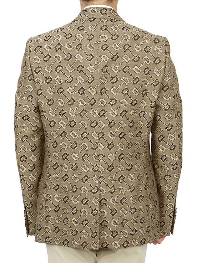 Horsebit Jacket Beige - GUCCI - BALAAN 5