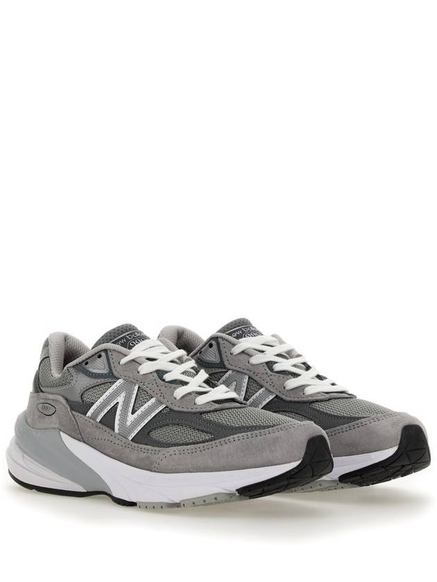 990v6 Castlerock Low Top Sneakers Grey - NEW BALANCE - BALAAN 4