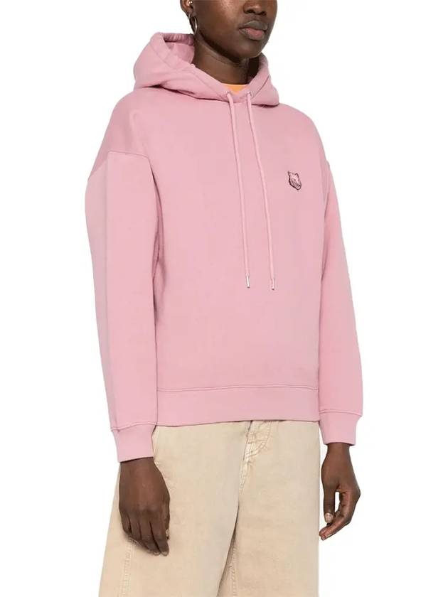 Bold Fox Head Patch Comfort Hoodie Pink - MAISON KITSUNE - BALAAN 3