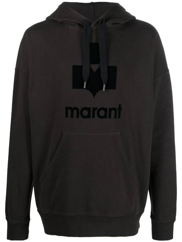 Miley Logo Hoodie Faded Black - ISABEL MARANT - BALAAN 1