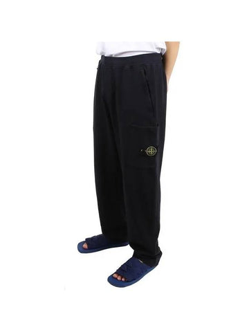 Old Treatment Cargo Track Pants Navy - STONE ISLAND - BALAAN 1